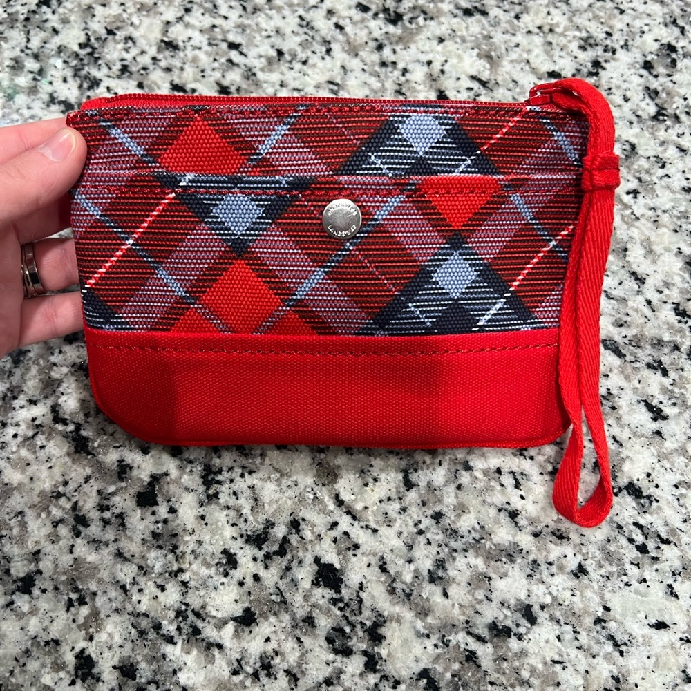 Stylish Red Plaid Women's Bag